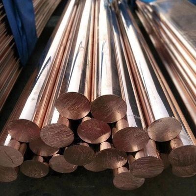 ASTM C1100 Polished Round Copper Alloy Bar 30mm 60mm 100mm